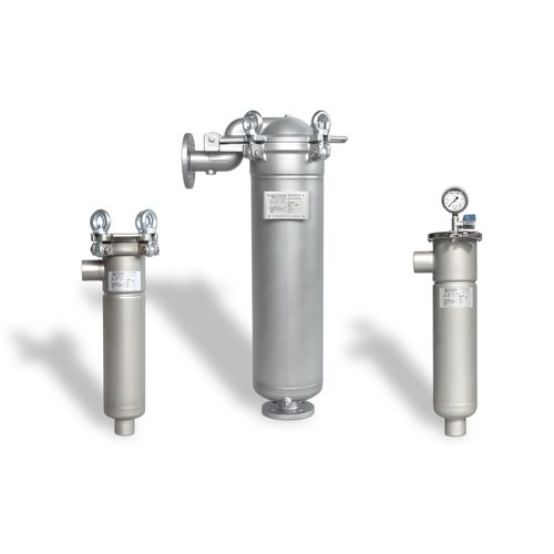 Carcaça de filtro bolsa - FBG series - Sanin Filtertechnik GmbH - para água / para produtos químicos / para bebidas