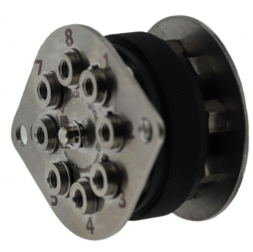 Conector para tubos redondos - QD8L - Beswick Engineering Co, Inc. - em aço inoxidável / rápido