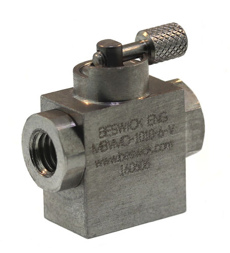 Válvula de esfera - MBVMD-1010.-. - Beswick Engineering Co, Inc. - manual / de mistura / com desviador