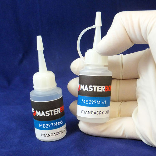 Cola de alta viscosidade - MB297Med - Master Bond - de cianoacrilato / para metal / para borracha