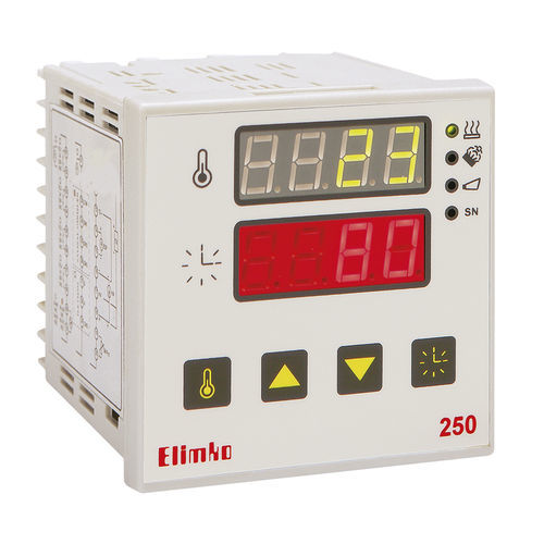 Indicador-controlador de temperatura - E-250 Series - Elimko Elektronik Imalat ve Kontrol - de 4 dígitos / de 7 segmentos / para montagem em painel