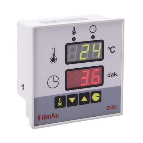 Indicador-controlador de temperatura - E-2500 series - Elimko Elektronik Imalat ve Kontrol - de LED / de 3 dígitos / com temporizador