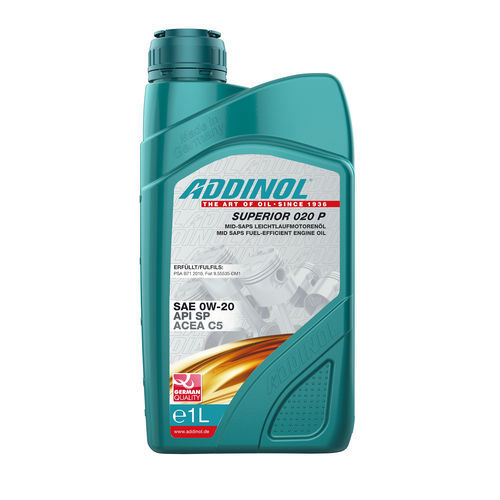 Óleo de lubrificação - ADDINOL SUPERIOR 020 P - ADDINOL Lube Oil - sintético / para motor a diesel / para automóveis