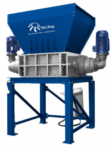 Triturador primário - SA2 1300 XS - SA Eng - de dois veios / para madeira / de resíduos