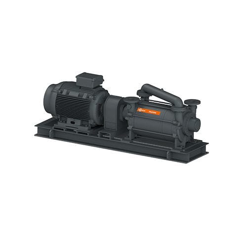 Bomba de vácuo de anel líquido - Dolphin LB 1207 A - Busch Vacuum Solutions - lubrificada / de dois estágios / compressora