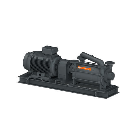 Bomba de vácuo de anel líquido - Dolphin LB 1757 A - Busch Vacuum Solutions - lubrificada / de dois estágios / de gás