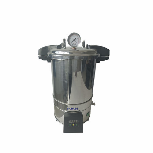 Autoclave de laboratório - BKM-P series - BIOBASE - vertical / com abertura superior / móvel