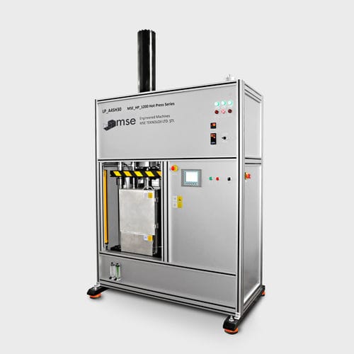 Prensa hidráulica - LP_A4SH series - MSE TEKNOLOJİ LTD. ŞTİ. - eletrônica / de conformação / para amostras de polímeros