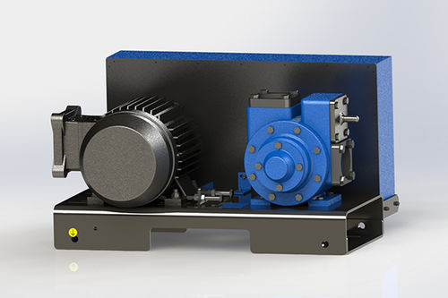Bomba de engrenagem - PU series - Zipfluid srl - para solventes / de combustível / elétrica