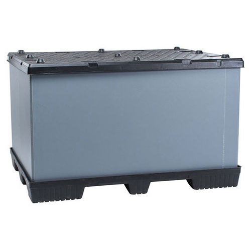 Caixa-palete em material plástico - Con-Pearl GmbH - de transporte / dobrável / empilhável