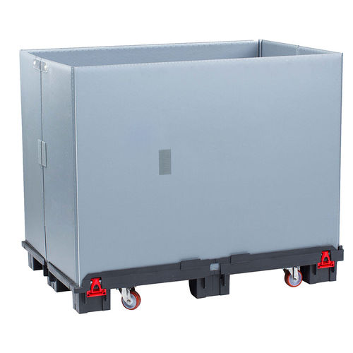 Caixa-palete em material plástico - Light ROLL - Con-Pearl GmbH - de transporte / para produtos a granel / de 4 rodas