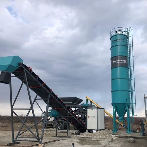 Silo com fundo cônico - CS-50 - CONSTMACH Concrete Plants & Crushers - soldado / aparafusado / de cimento