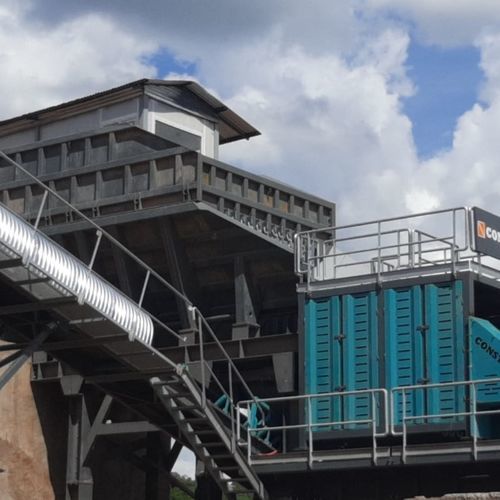 Alimentador vibratório - CPG  series - CONSTMACH Concrete Plants & Crushers - de esteira / para areia / automático