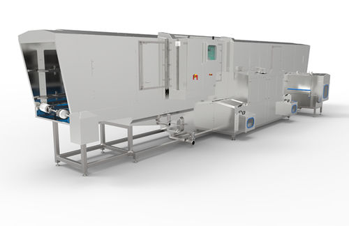 Lavador de contêineres de carregamento lateral - TE-2500 - Mimasa Washing Technologies - automático