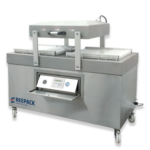 Máquina embaladora automática - DC series - Reepack S.r.l. Soc. Unip. - de câmara dupla / para sacos / para a indústria alimentícia
