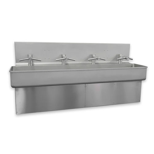 Pia para a indústria alimentícia - RA00002709 - Roser Construcciones Metalicas S.A. - de lavagem de mãos / em aço inoxidável / higiênica