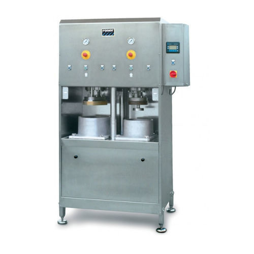 Máquina de prensar presunto automática - 29716 - Roser Construcciones Metalicas S.A. - com forma retangular / com formas intercambiáveis / de cilindro duplo