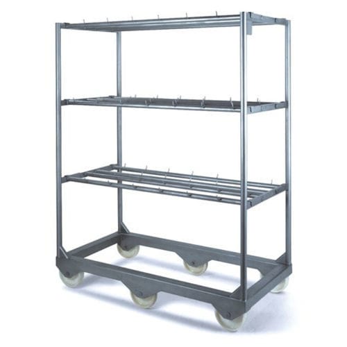 Carrinho de transporte - 3694 - Roser Construcciones Metalicas S.A. - em aço inoxidável / 3 níveis / 2 níveis