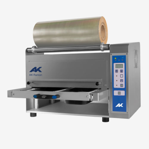Seladora de bandejas linear - TS-200 - TALLERES RAMON, S.L. - semiautomática / para a indústria alimentícia / para tabuleiros