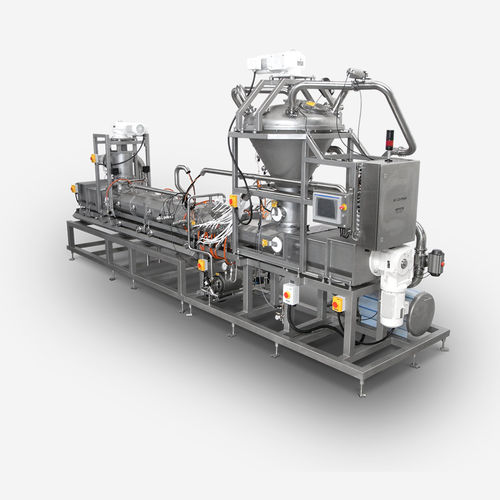 Cozedor industrial com injeção de vapor - GPiCS - Berief Nahrungsmittelmaschinen GmbH & Co. KG - contínuo / para queijo