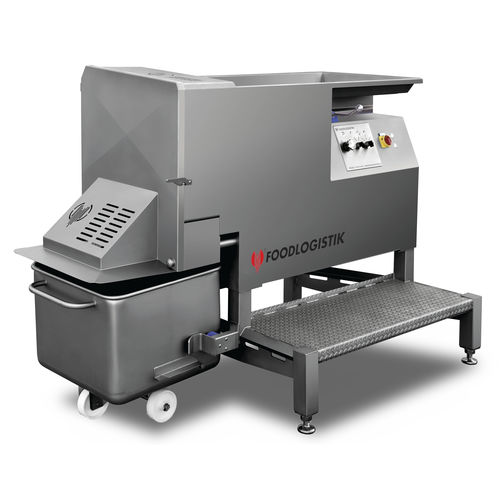 Cubetadeira para carne - DicR® capacity 120 - FOODLOGISTIK Fleischereimaschinen GmbH - para queijo / para pescado / em aço inoxidável