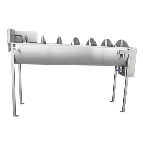 Máquina de escaldagem rotativa - Foodmate BV - de piso / para a indústria alimentícia / em aço inoxidável