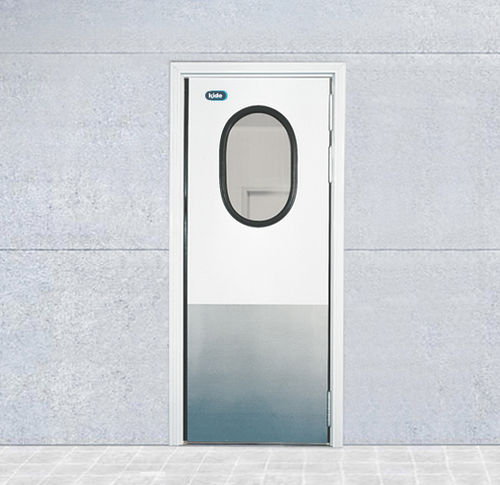 Porta de abrir - V-40 - KIDE S.COOP - em aço inoxidável / industrial / para câmara frigorífica
