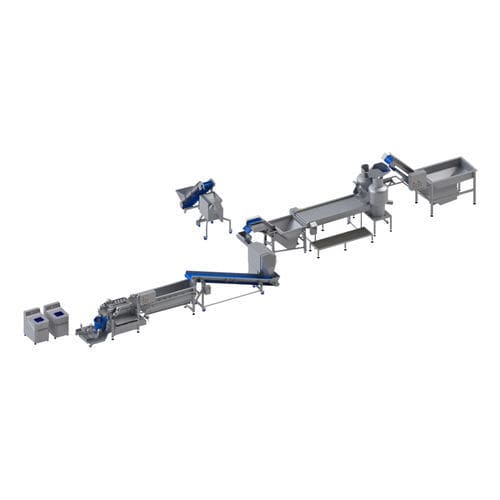 Linha de processamento de legumes para batata - KRONEN GmbH, Nahrungsmitteltechnik - de lavagem