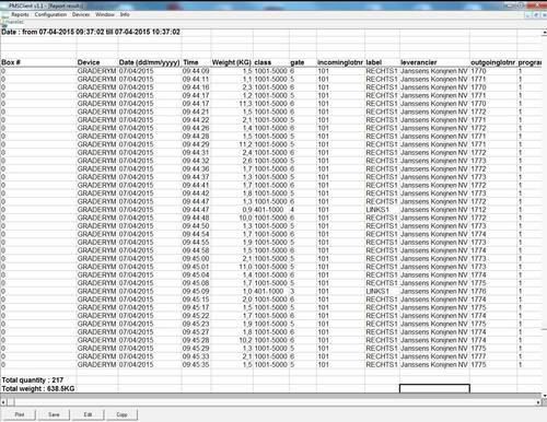 Software de gestão da produção - MATRIX CG - MARELEC Food Technologies BVBA - de controle / de rastreabilidade / de rede