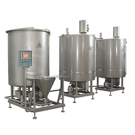 Tanque para produtos alimentares - Metalquimia S.A. - de acumulação / cilíndrico / para o setor alimentar