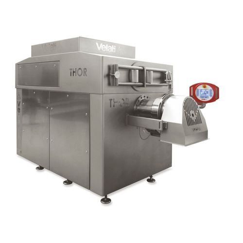 Moedor industrial de carne - Thor - Velati srl - de carne congelada / de piso / automático