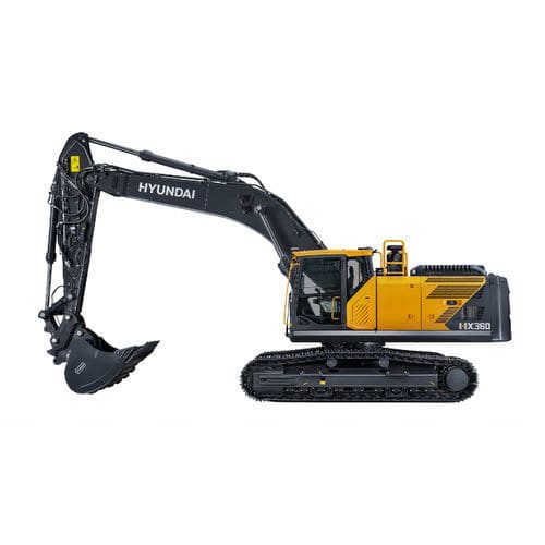 Escavadeira de médio porte - HX360L - HYUNDAI HEAVY INDUSTRIES - grande / de esteiras / a diesel