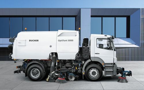 Varredeira para montagem em veículo - OPTIFANT 8000 - Ros Roca - a diesel / para via pública