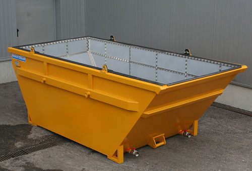 Caçamba autobasculante para resíduos - SEM series - Werner & Weber GmbH - de detritos / com rodas