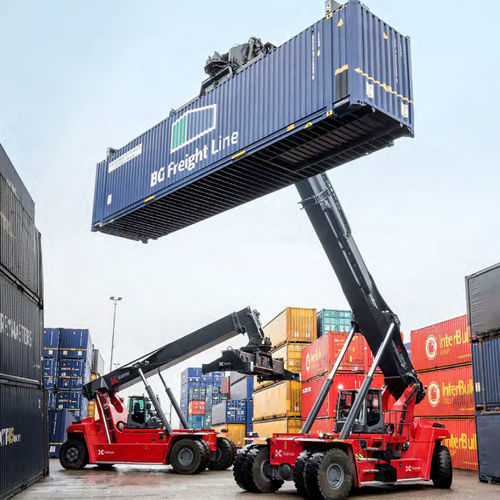 Empilhadeira a diesel - DRG450-1300 - Kalmar - para operador sentado a bordo / para contêineres vazios / industrial