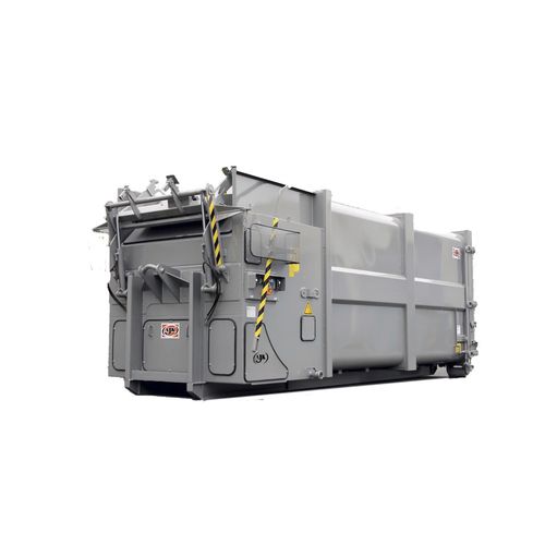 Compactador de resíduos para produtos alimentares - W series - AJK NV - estacionário / monobloco / horizontal