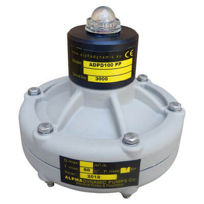 Amortecedor de pulsação automático - ADPD 100 - ALPHADYNAMIC PUMPS (UK) LTD - para bomba