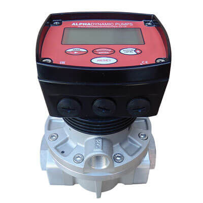 Medidor de vazão de engrenagens ovais - ADF 010  - ALPHADYNAMIC PUMPS (UK) LTD - volumétrico / para líquidos / com rosca