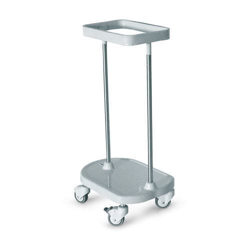 Carrinho para saco coletor de roupa suja - BASIC LINE - Conf Industries S.r.l. - de resíduos / de plástico / em aço inoxidável