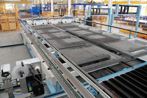 Usina de produção para o setor da construção - FLEXIWELD-S - A.W.M. S.p.A. Automatic Wire Machines - em rede