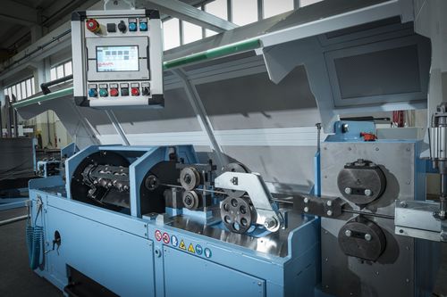 Máquina de endireitamento para peça metálica - A.W.M. S.p.A. Automatic Wire Machines - para arame / automática