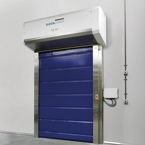 Porta de enrolar - DS800, DS850 - Door System A/S - em aço inoxidável / em tecido / para ambiente interno