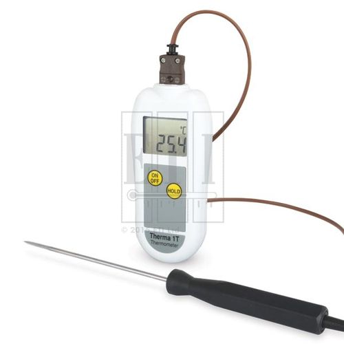 Termômetro com sensor - Therma 1T - Electronic Temperature Instruments Ltd - de termopar / com display LCD / portátil