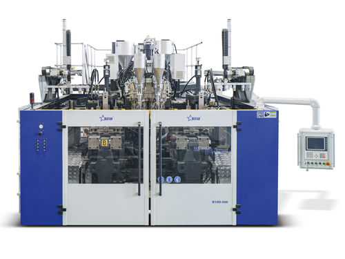 Sopradora-extrusora - B15D-560  - Suzhou Bestar Blow Molding Machinery Co.,Ltd. - para garrafas / para contêineres / com duas estações