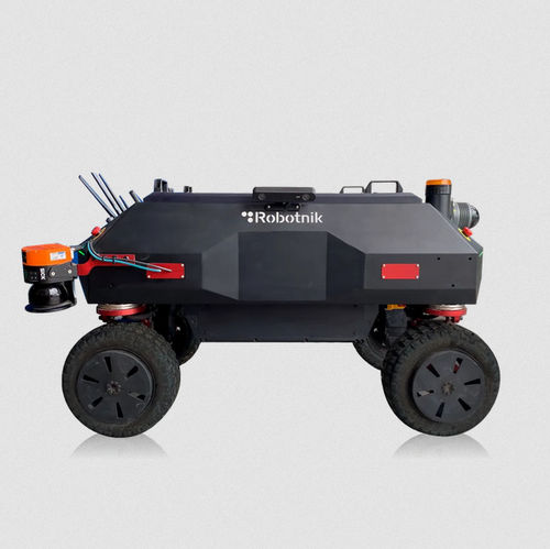 Plataforma robótica móvel de transporte - RB-VOGUI XL - Robotnik - para pesquisa e desenvolvimento / para o setor agrícola / para ambiente externo