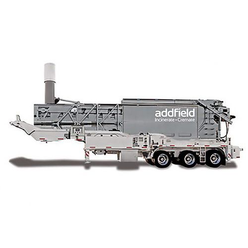 Incinerador para resíduos - Rapid 1000 - Addfield Environmental Systems Limited - móvel