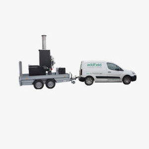 Carreta para equipamento industrial - Addfield Environmental Systems Limited - com 2 eixos