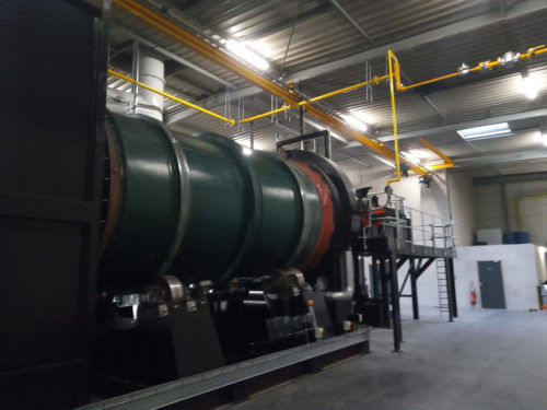 Incinerador para resíduos - Addfield Environmental Systems Limited - com forno rotativo / de grande capacidade
