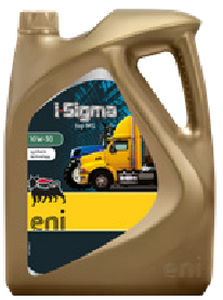 Óleo de lubrificação - i-Sigma top MS - Agip - sintético / para motor a diesel / para a indústria automotiva