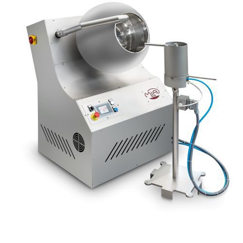 Revestidora de chocolate - DRG-15 - MIA FOOD TECH - OFFICINE MECCANICHE MURIALDO - para drageias de chocolate / em aço inoxidável